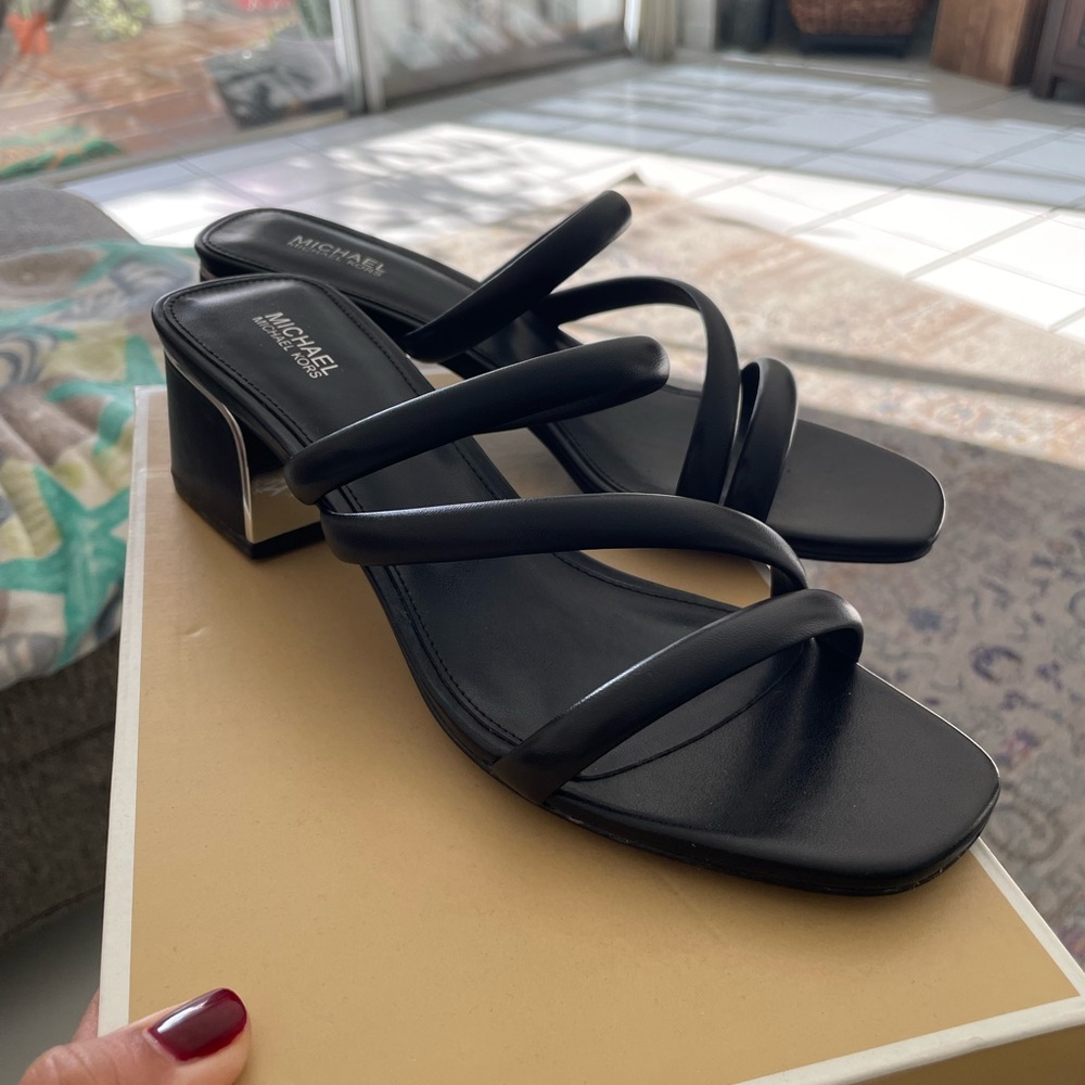 Michael Kors Women's Lana Strappy Sandals - Picture 3 of 9